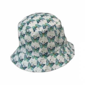 Sommerhatt Sommerfugler blå