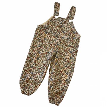 Overall Beige Blomstret